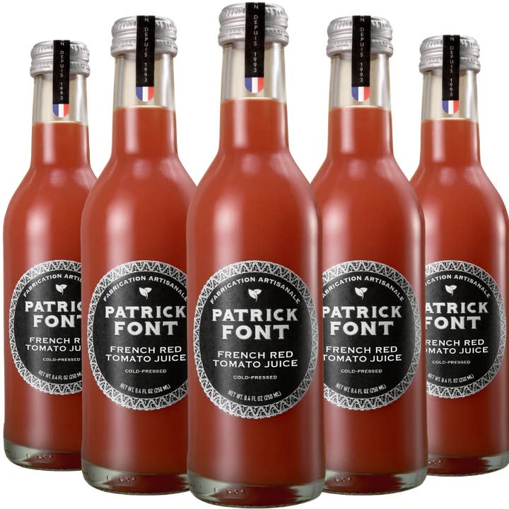 French Red Tomato Juice for wholesale by Atelier Patrick Font - Juice & Nectar