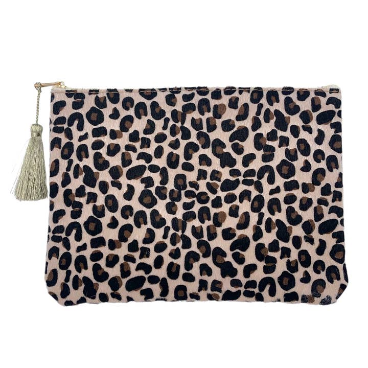 BYREN | ÉLINE L'ATELIER – Großhandel Beutel – Damen – CY15 Schminktasche mit Leopardenmuster