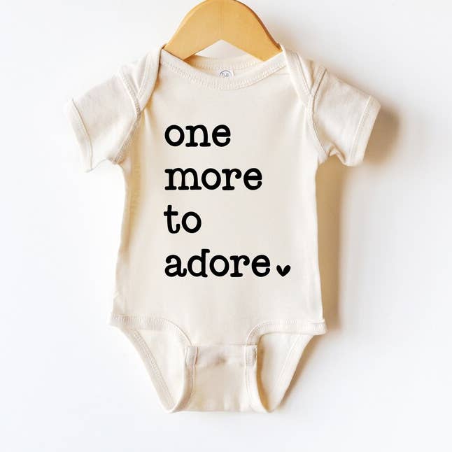 One More to Adore | Second Pregnancy Announcement | New Baby for wholesale by Dorothy’s Reason