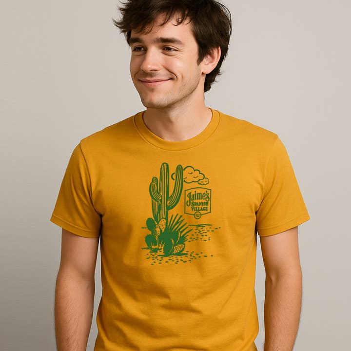 T-shirt Cactus Or de Jaime pour la vente par Jaime's Spanish Village
