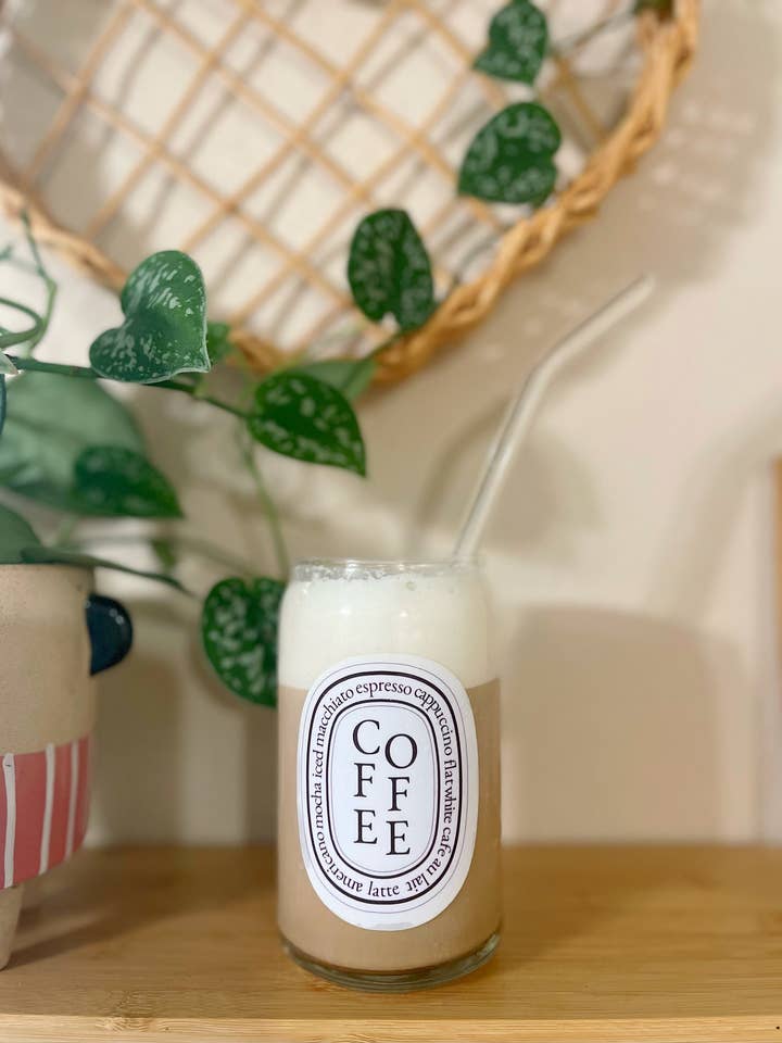 Verre à café l Verre à café glacé l Verre à canette de bière esthétique pour la vente par CPB CraftStudio