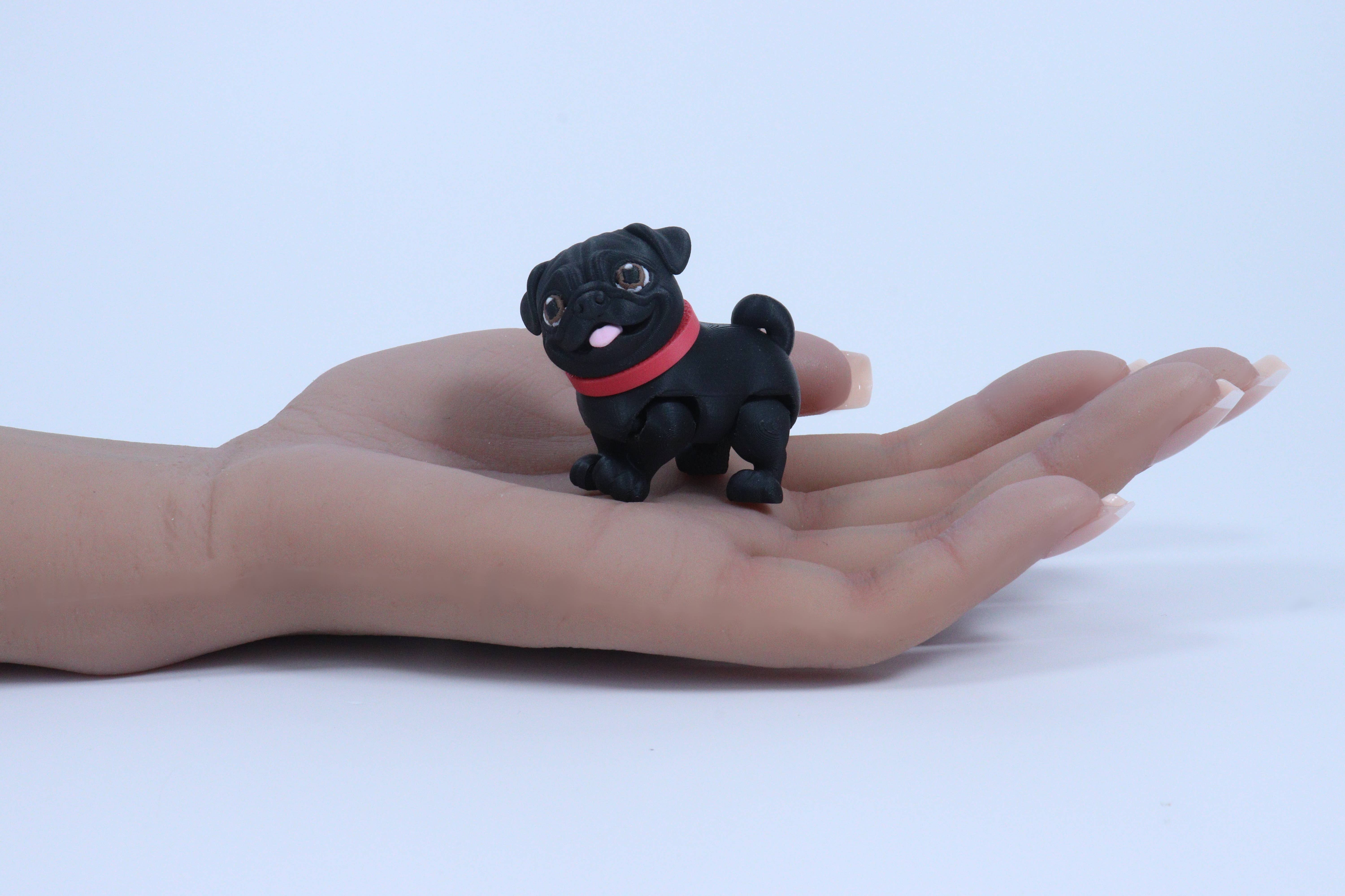 MrSpinner - Wholesale Fidget Toy - Kids - Paw Print Pups - Pug (Made in USA, Fidget, Figurine)5