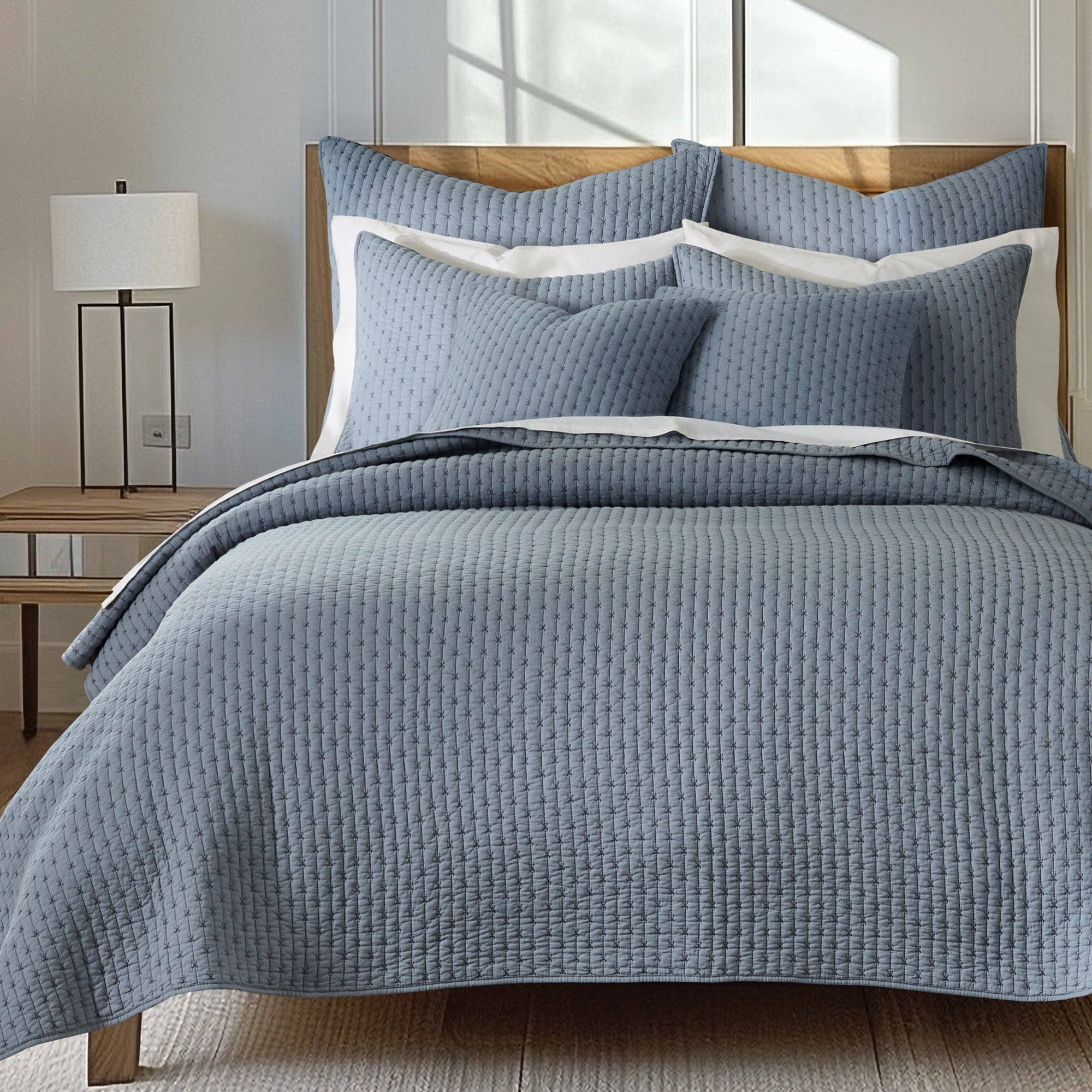 Levtex Home - Vente Parure de lit - Ensemble de couette en point de croix122