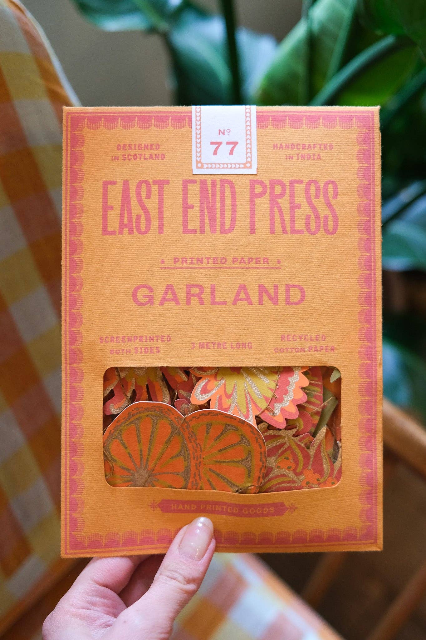 East End Press - Vendita all'ingrosso Bandierine/Ghirlande - Ghirlanda Cucita di Fiori d'Autunno5