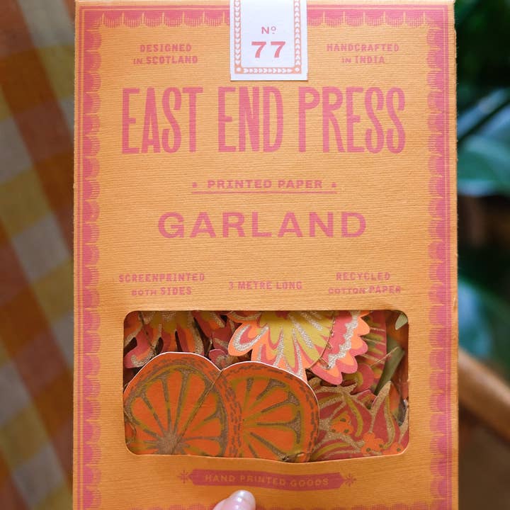 East End Press - Vendita all'ingrosso Bandierine/Ghirlande - Ghirlanda Cucita di Fiori d'Autunno5