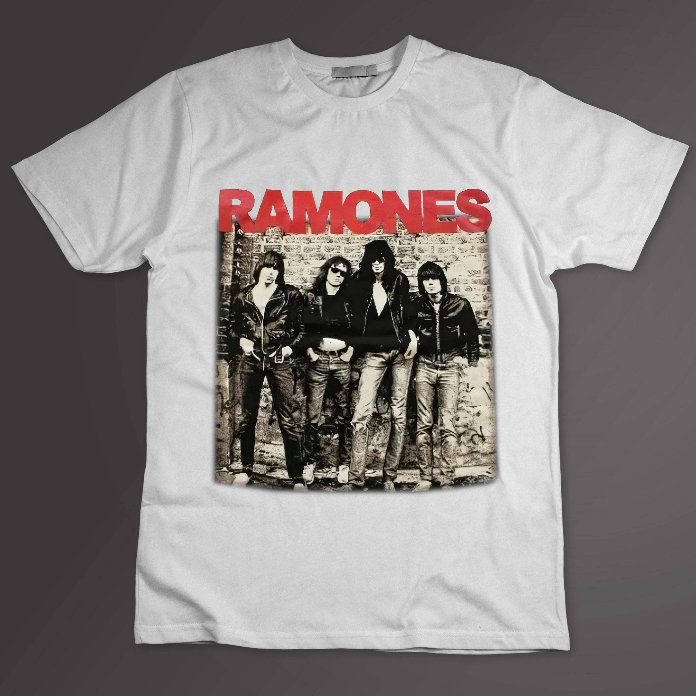 TheKingShirt - Wholesale T-Shirt (Graphic) - Unisex - Vintage Ramones Punk Band Unisex T-Shirt Retro Rock Tee1