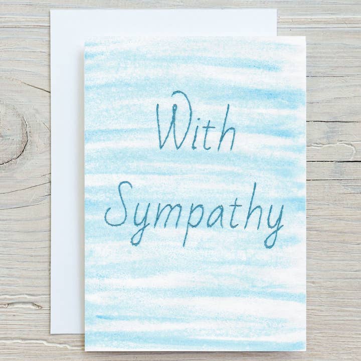 NaviStitch – wholesale Sympathy card – With Sympathy Greetings Card