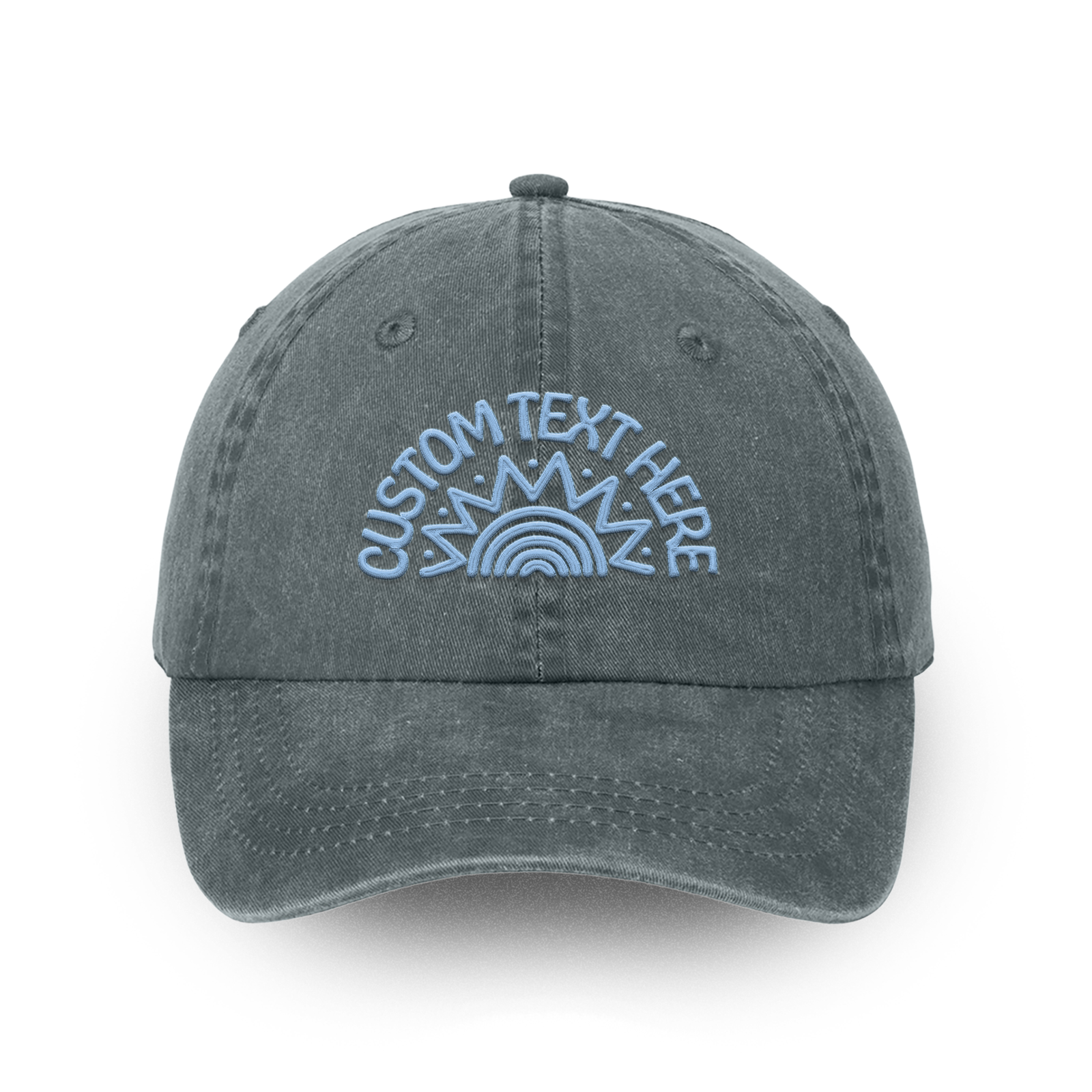 Island View Outfitters – wholesale Baseball cap – Unisex – *CUSTOM* Cosmic Sun Faded Dad Cap2