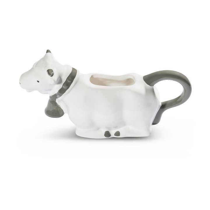 grey rim dairy cow (0.16L) for wholesale by Gmundner Keramik Handels GmbH