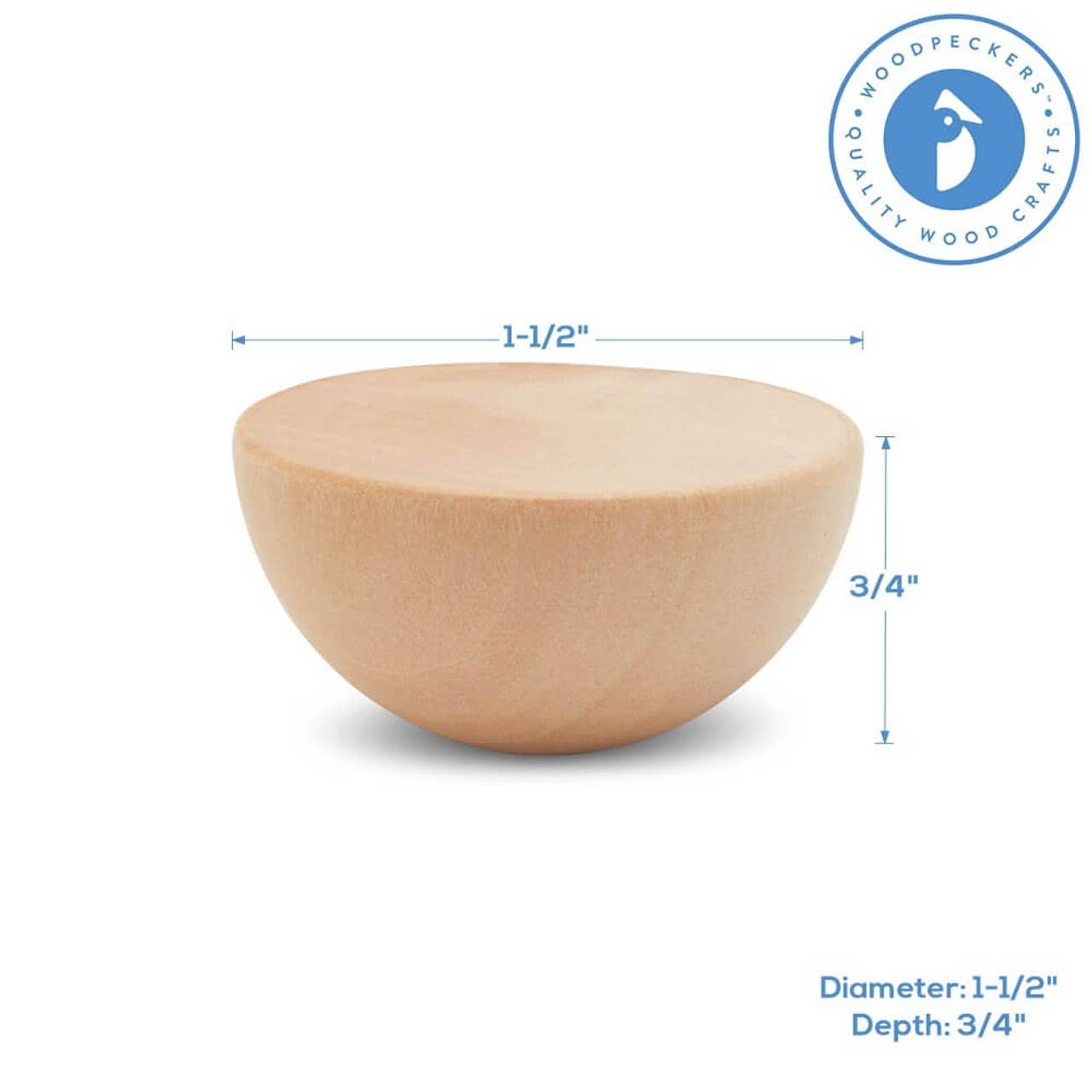 Woodpeckers Crafts - Wholesale Craft Supplies - Wooden Split Balls5