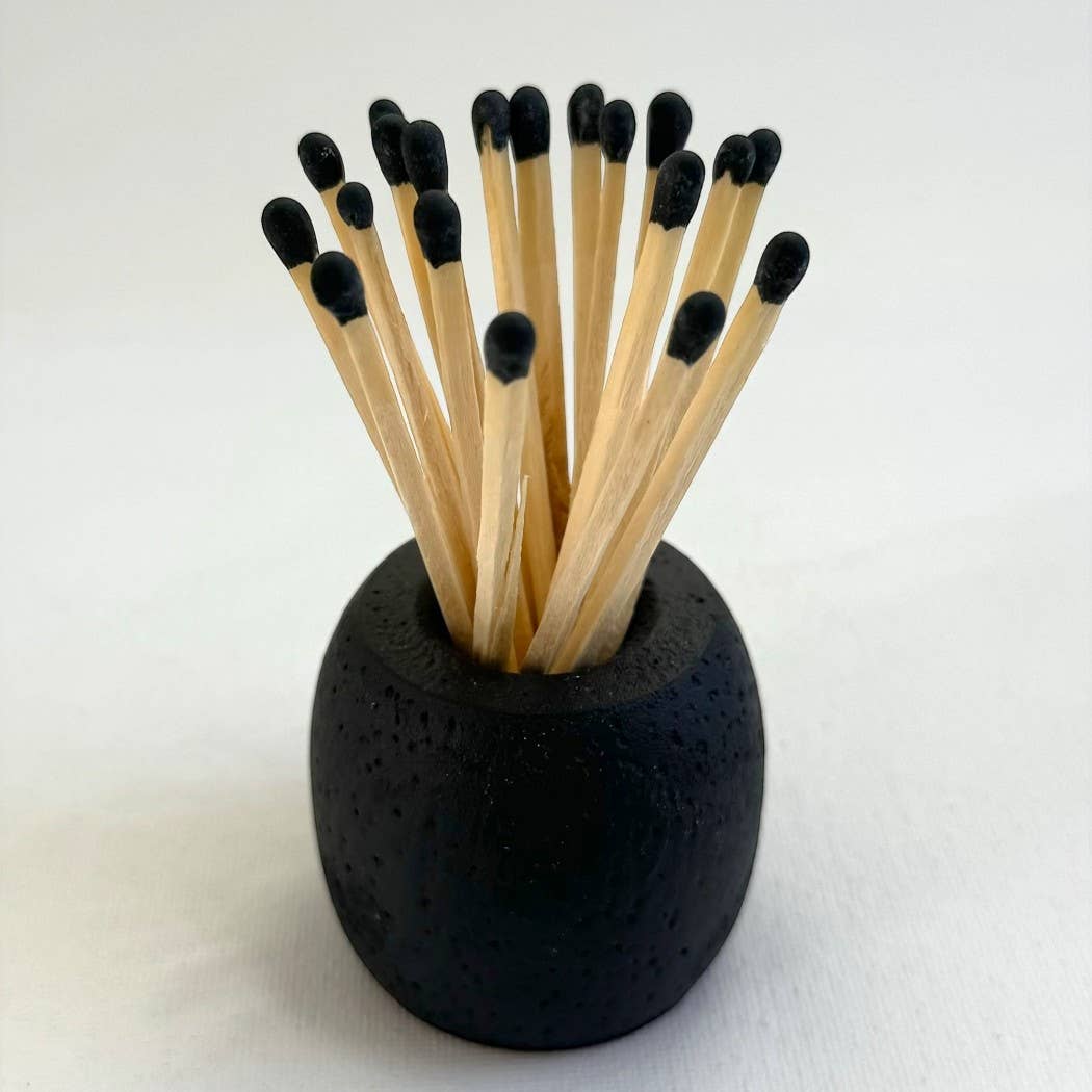 CJ Gift Goddess - Wholesale Match Holder - Concrete Match Holder/Toothpick Holder: Includes 25 Matches38