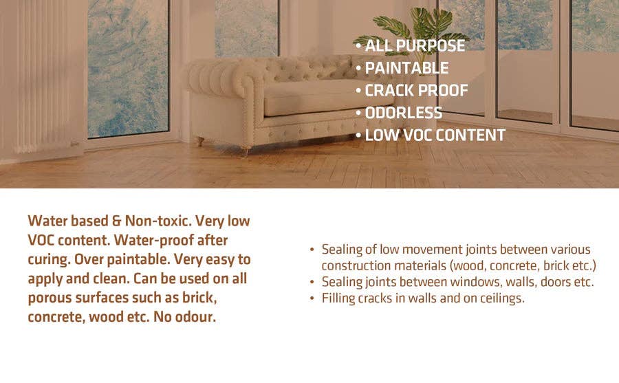 Dynamic Stone Tools - Wholesale Craft Supplies - Kraken Bond Premium Siliconized Caulk Sealant - 300 ml 10.1 Fl Oz White2