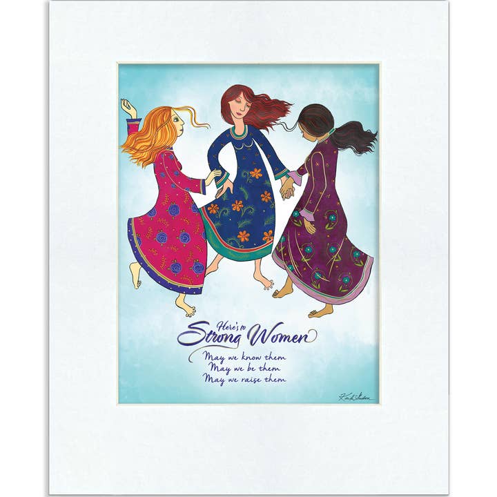 WGCL - À la santé des femmes fortes Impression d'art pour la vente par Karla Gudeon Art & Design