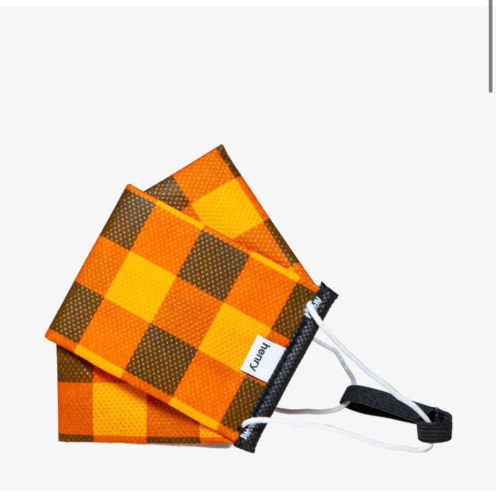 Amarelo Houndstooth por atacado de HENRY Mask Co.