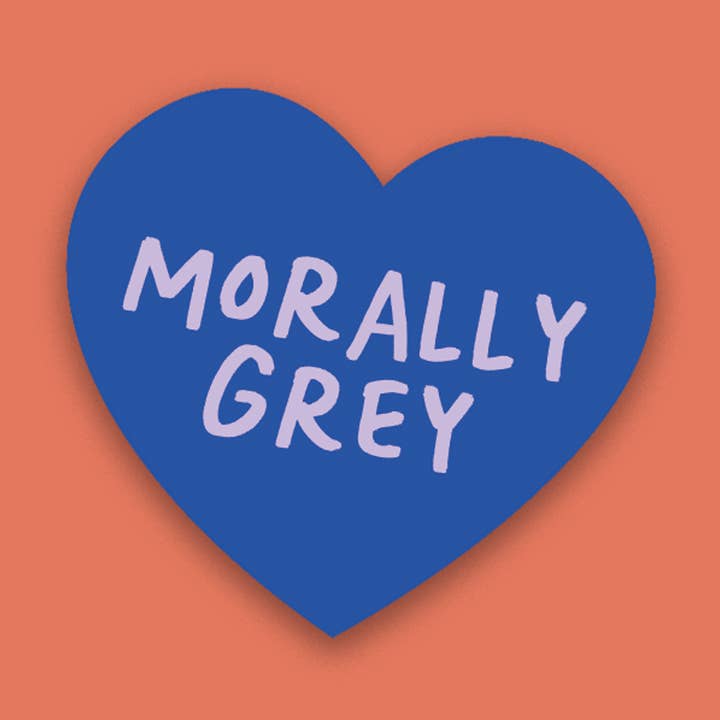 Bookish Sticker Collection - Morally Grey for wholesale by Bookishly (US Duties Paid)