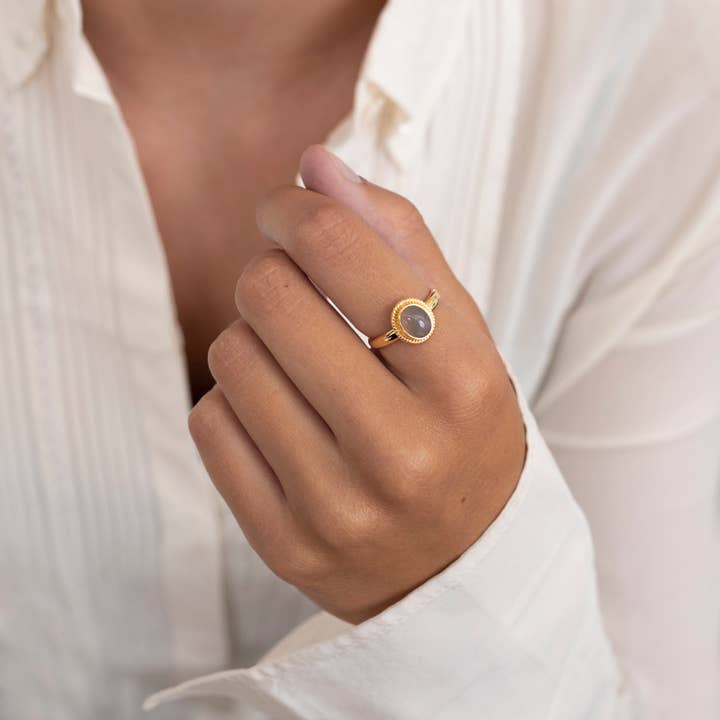 Racin Plaqué or 18 ct Smoke pour la vente par A-Brend Jewelry