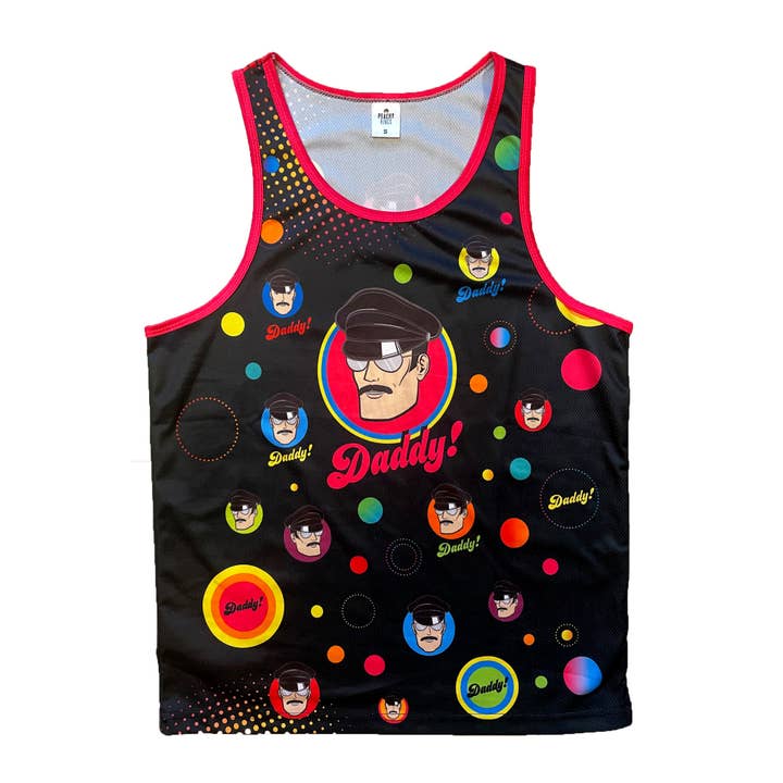 Tank Top Disco Daddy por atacado de Peachy Kings / Kweer Cards