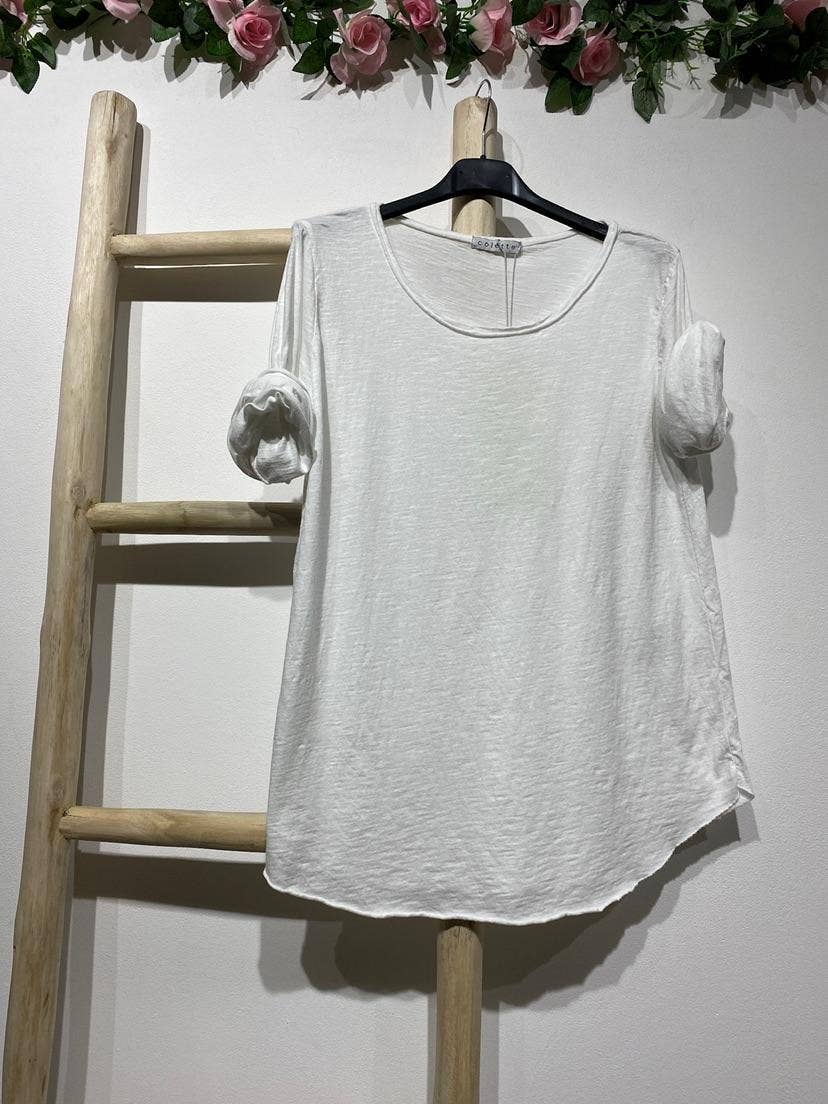 LINEN & COTTON HOUSE - Wholesale T-shirt (Zonder tekening) - Dames - 8008 basic katoenen T-shirt15
