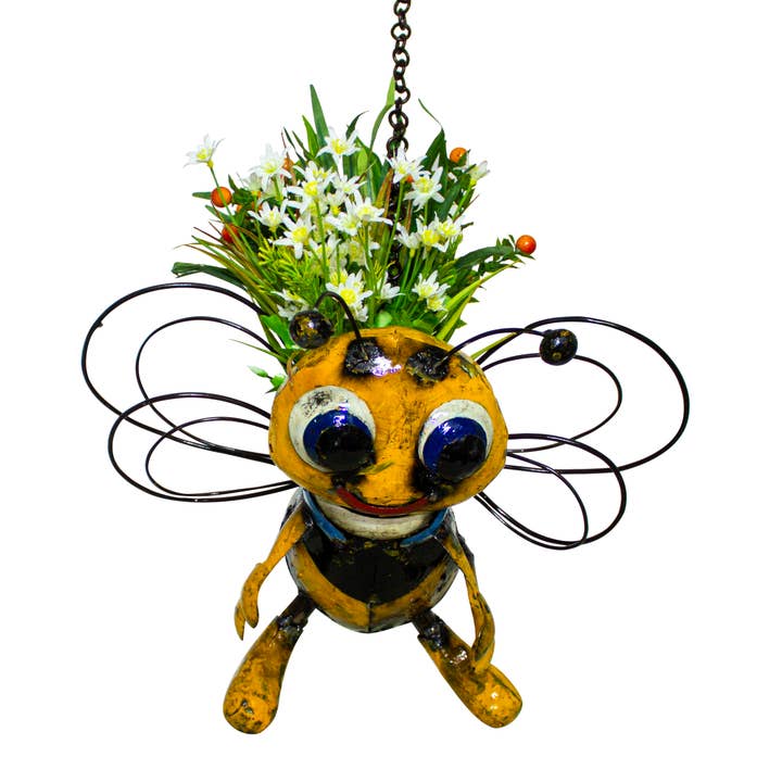 Think Outside - Wholesale Hanging Planter - Buzzy Bee Planter