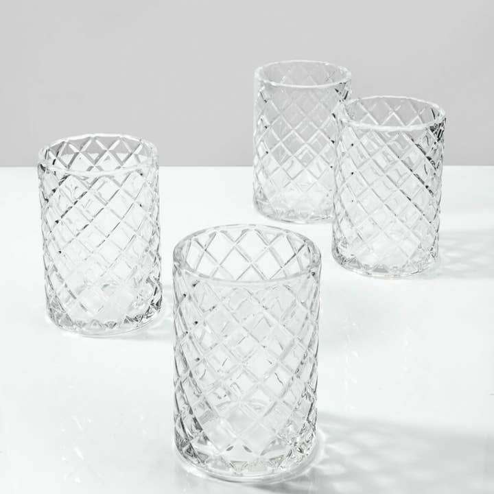 Jamali Garden - Wholesale Candle Holder - Etched Glass Votive Holder