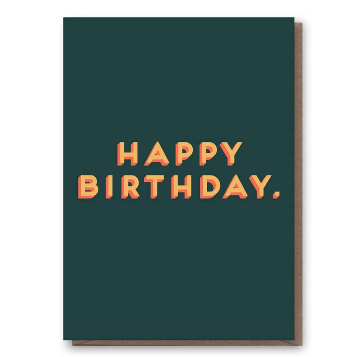 Happy Birthday - Bold Text for wholesale by Hole In My Pocket