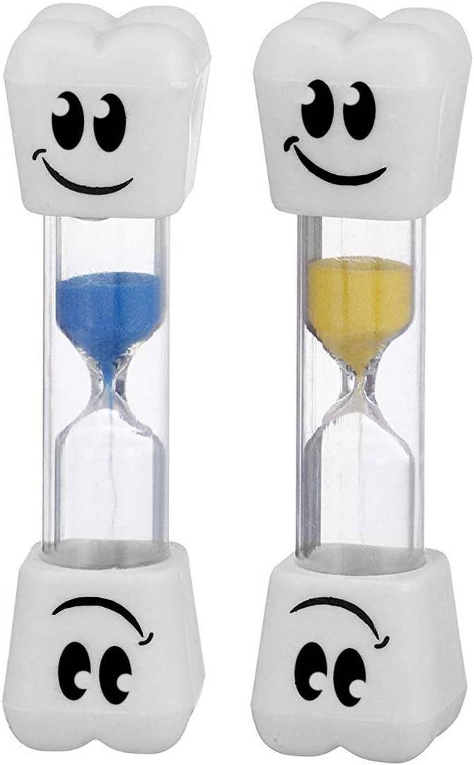 Innovarix - Wholesale Timer - Smile Tooth 2 Minute Sand Timer - Assorted colors0