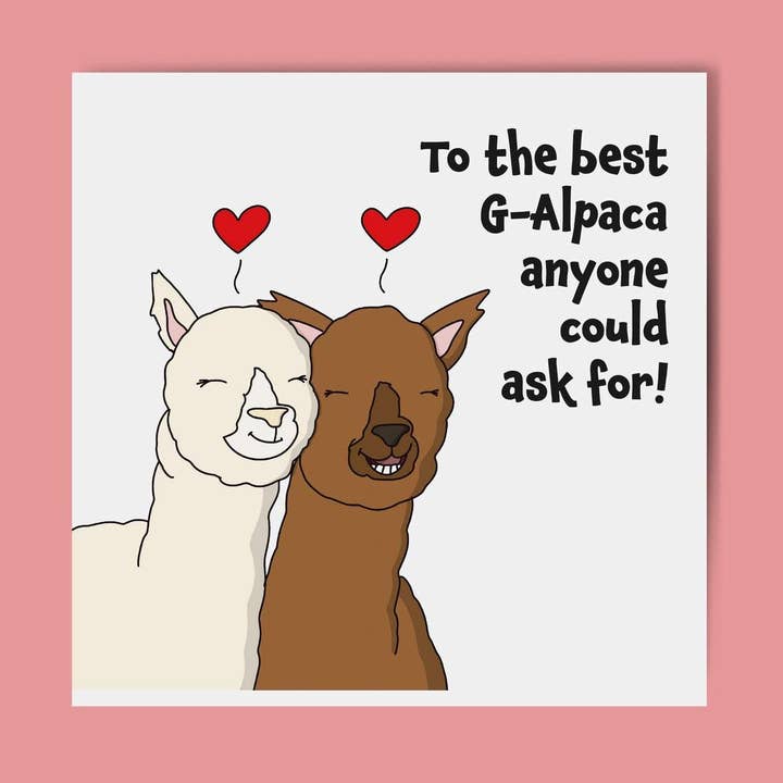Cartão G-Alpaca por atacado de BeckiLamby