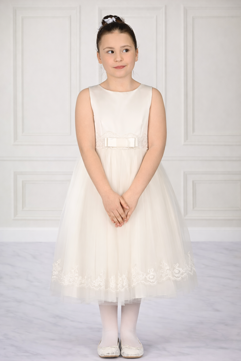 Bajabella - Wholesale Jurk - Kinderen - Bloemenmeisjesjurk en communiejurk voor baby's en peuters2