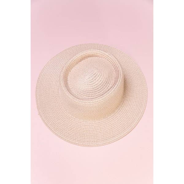 JOSSLYN by wall to wall - Vente Chapeau de paille – femme - CHAPEAUX DE SOLEIL CLASSIQUES EN PAILLE DE BATEAU | 40HW603