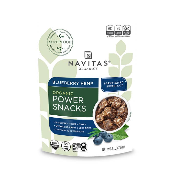 Navitas Organics – Großhandel Snack-Riegel – Power Snacks Blaubeer-Hanf