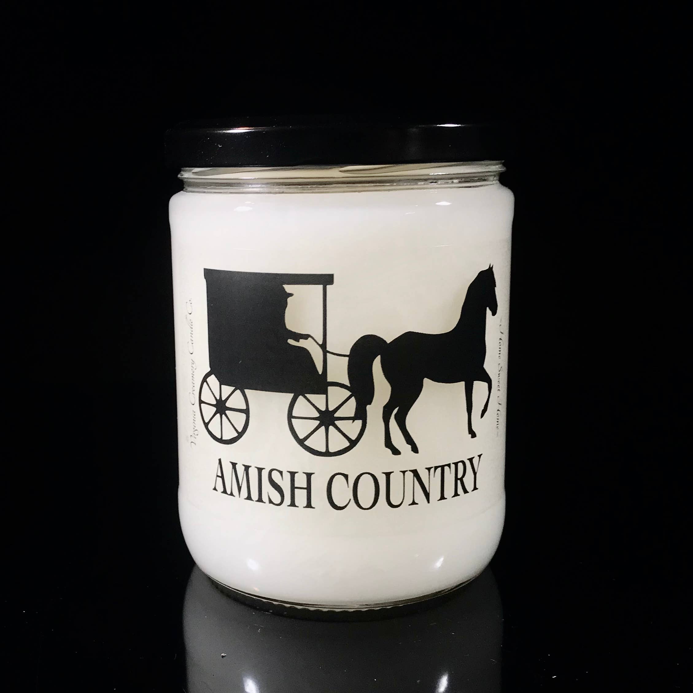 Virginia Creamery Candle Co. - Wholesale Jar/Filled Candle - SD17-Amish Country 16oz Jar