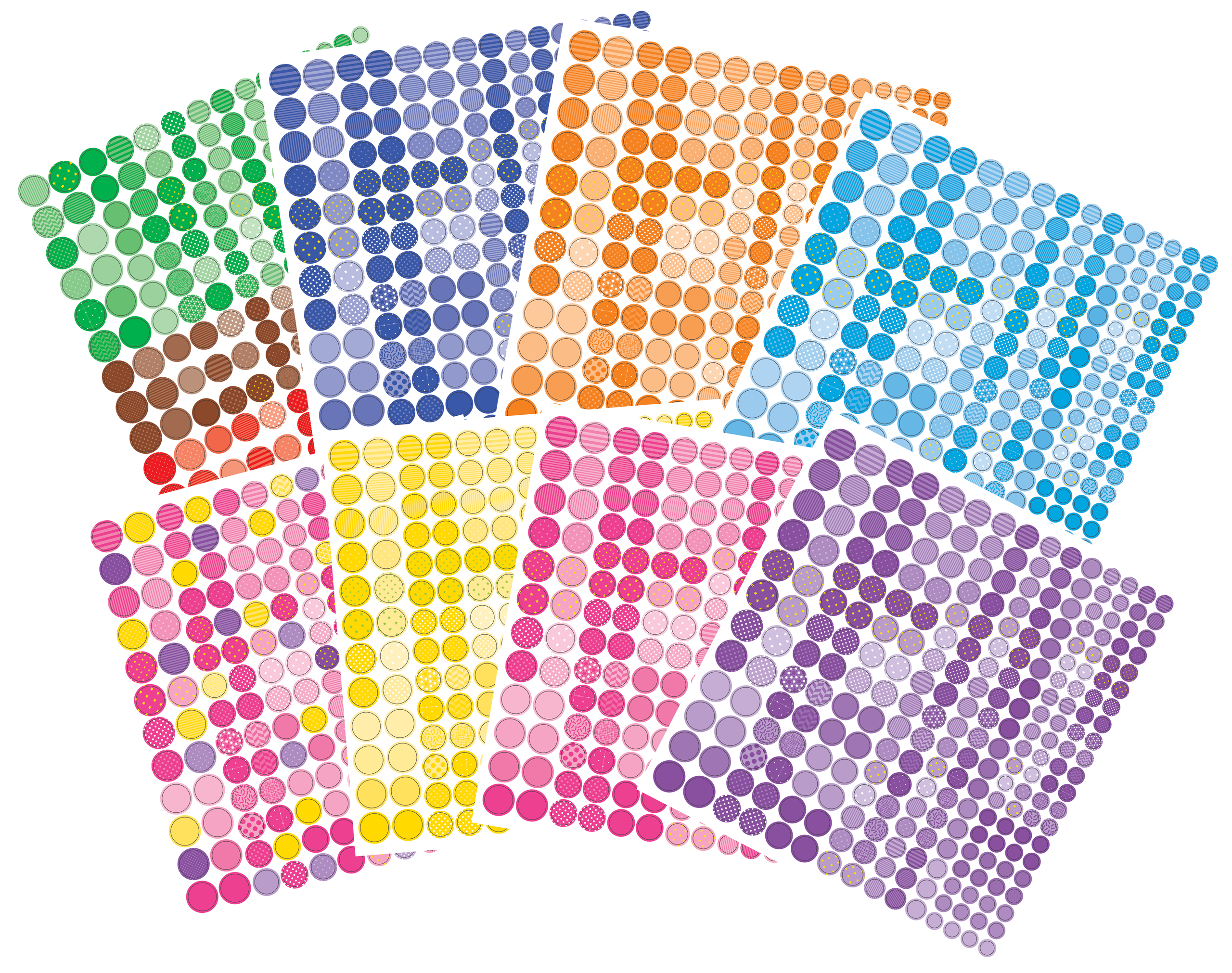 Peter Pauper Press - Vente Autocollant - Enfant et bébé - Livre d'autocollants Color-By-Dots -- Licornes8