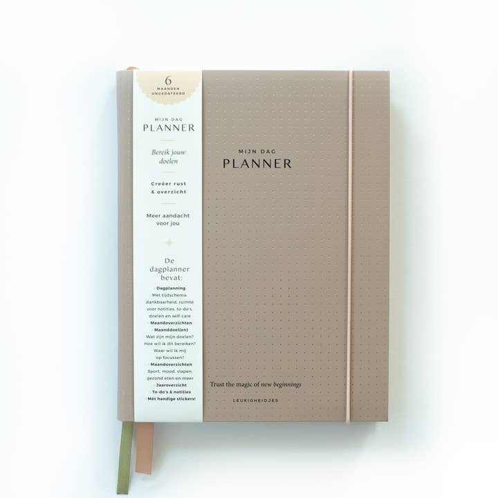 Beige Day planner - green for wholesale on Faire1