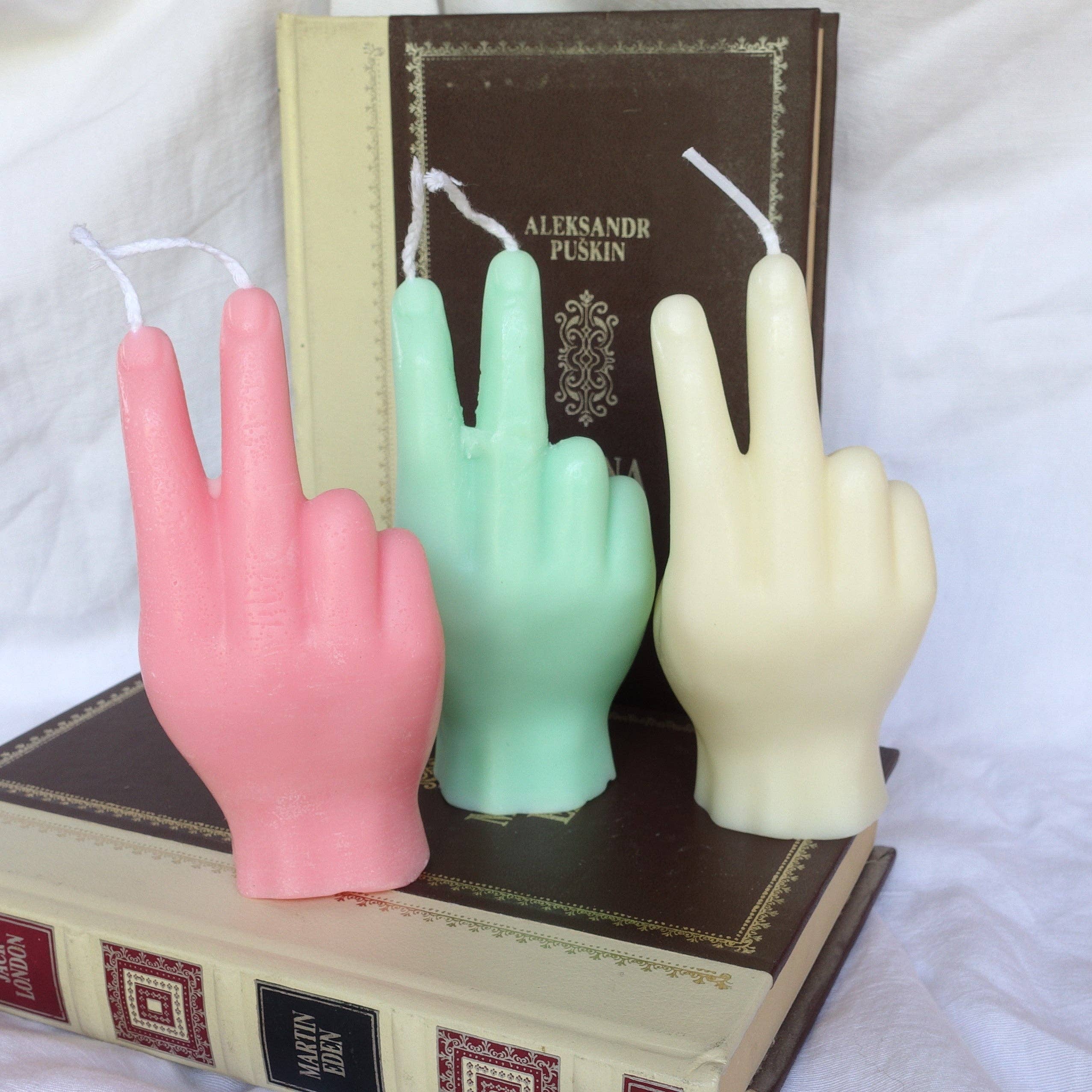 Daemon srls - Vendita all'ingrosso Candele regalo - Candela a forma di mano Ursula ~ Peace ~6