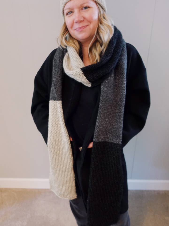Super Wrap Scarf Extra Long for wholesale by Cristin Rae Knits