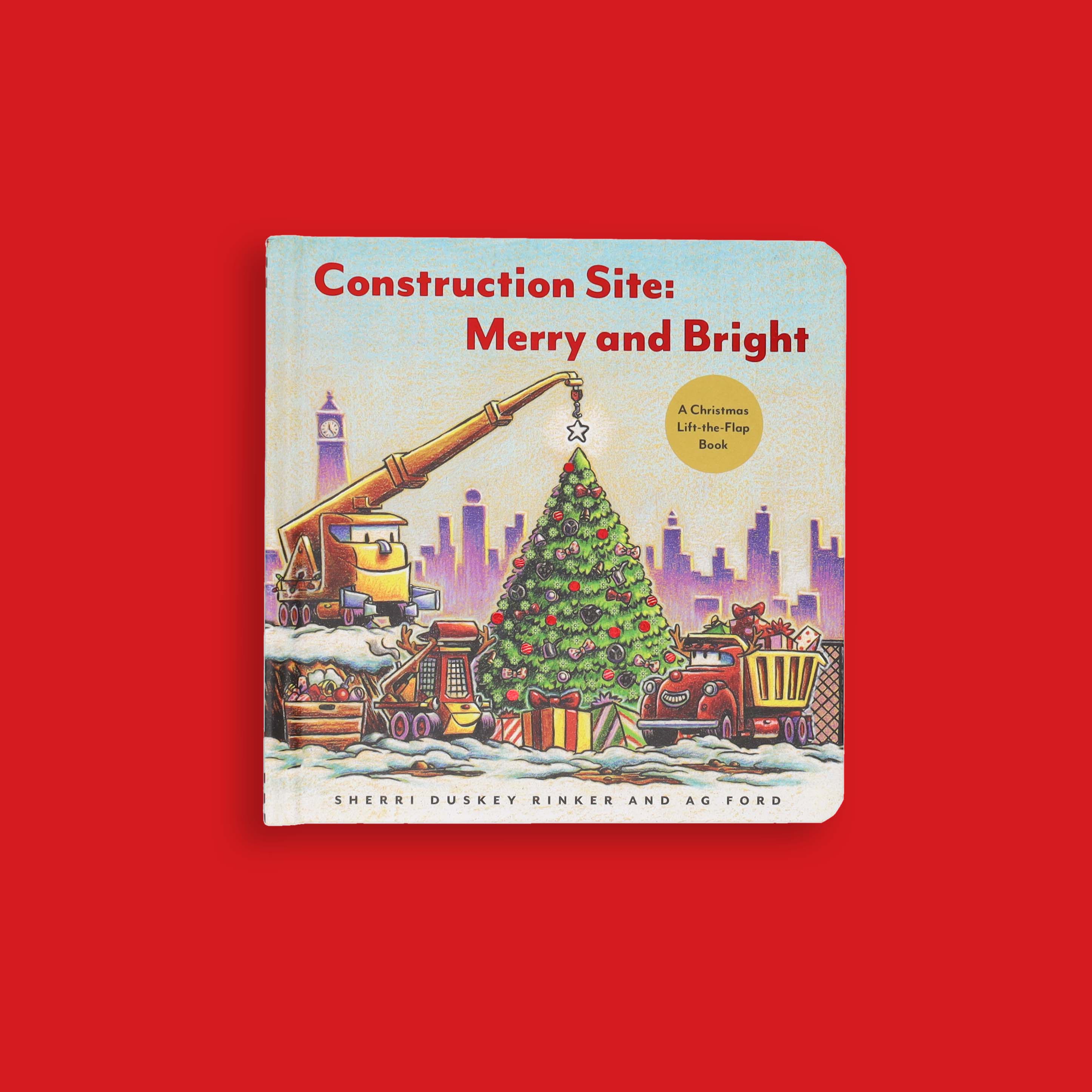 Chronicle Books - Wholesale Preschool Book (3-5) - Construction Site: Merry and Bright2
