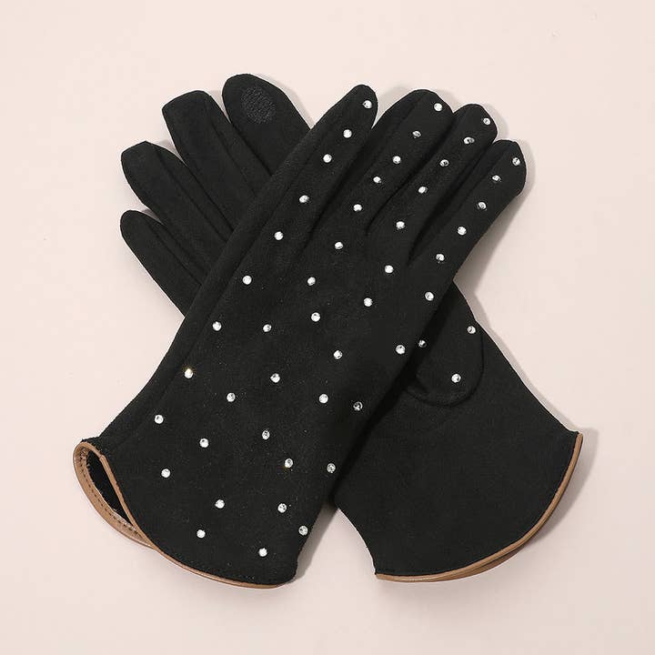 Sensibling Corp. – wholesale Handskar - Dam – Vinterhandskar med strassdekoration och smart touch3