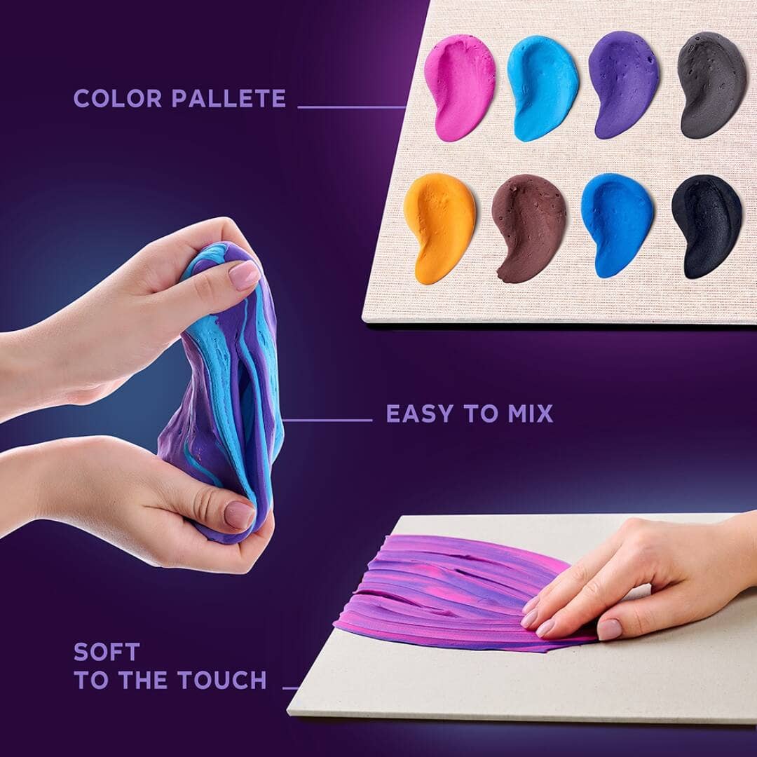 Baby Republic - Wholesale DIY Craft Kit - Kids - OKTO Air Dry Clay 3D Sensory Art Canvas - Sydney3