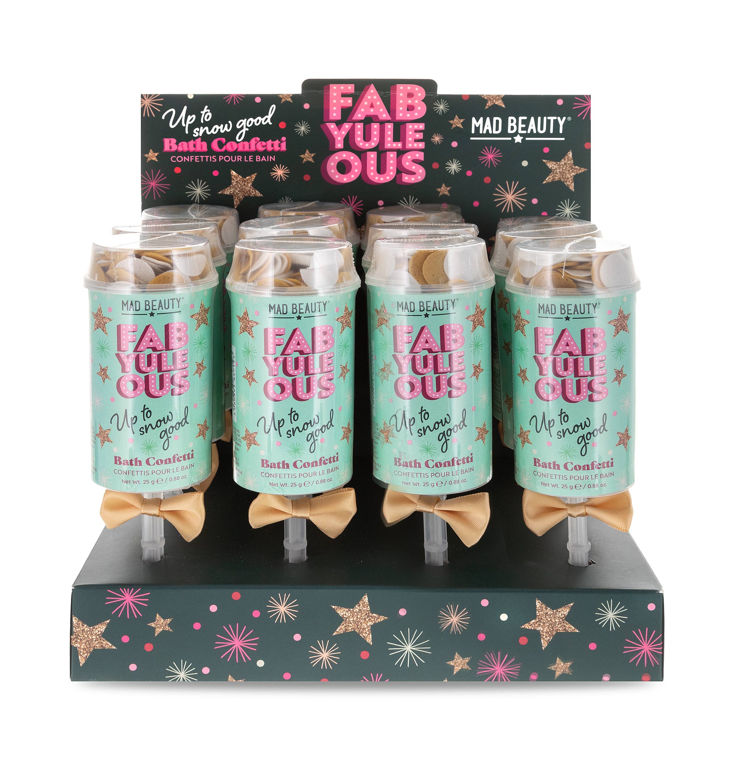 Mad Beauty – Großhandel Badebombe/-sprudeltabletten – Mad Beauty FabYuleOus Bade-Konfetti mit Theken-Display0
