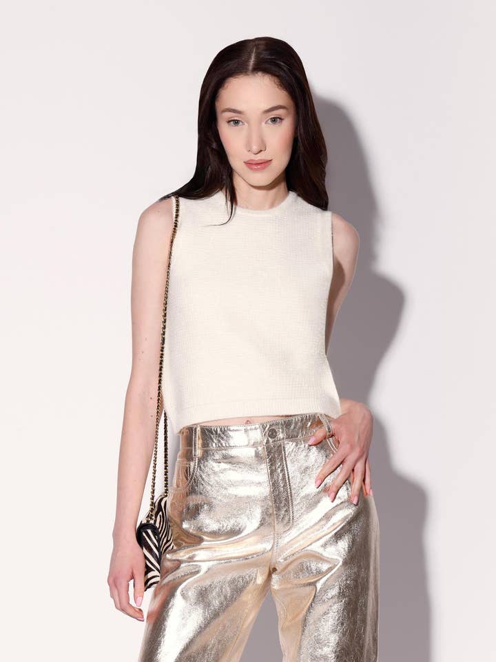 Joy Top, Cream Silver for wholesale by Walter Baker