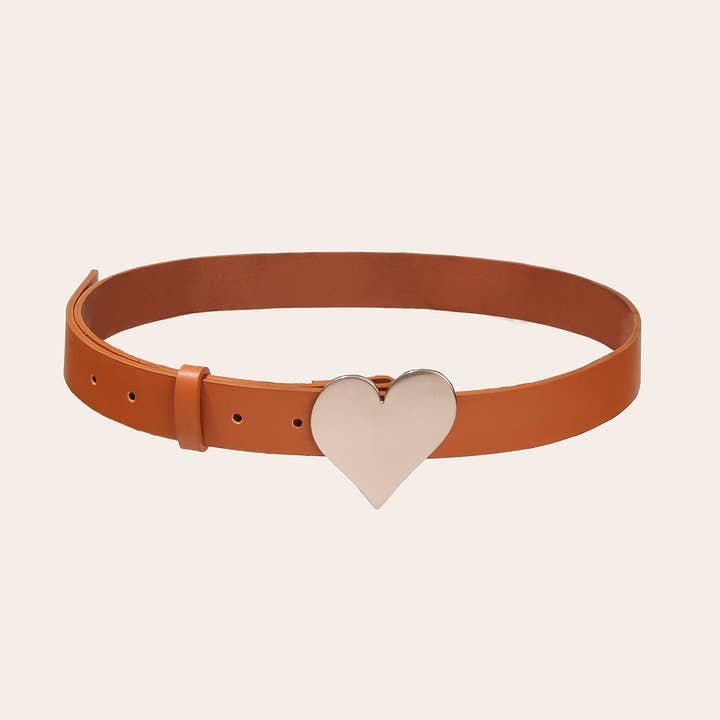 Dipped Shop - Wholesale Belt - Women's - Love Shaped Punk Street Leather Belt DPWB030214