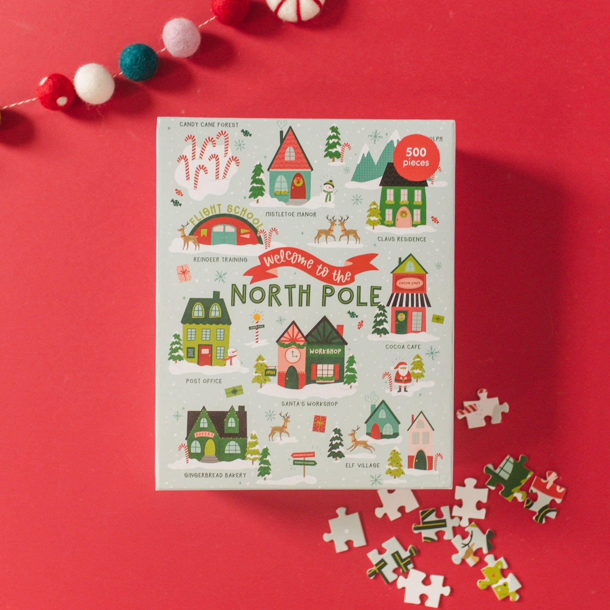 Pippi Post - Wholesale Puzzle – Child - Welcome To The North Pole - 500 Piece Jigsaw Puzzle1