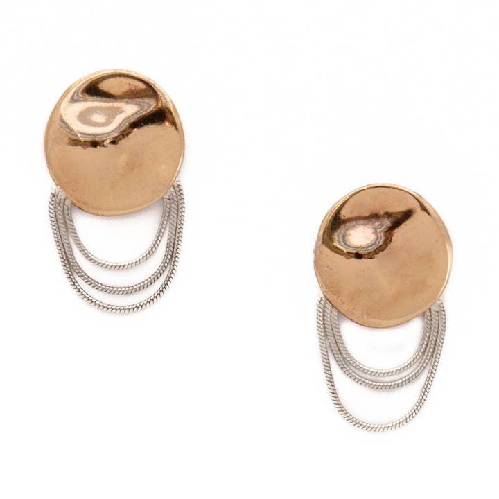 Silver Salutation Earrings for wholesale by Tavy Tavy