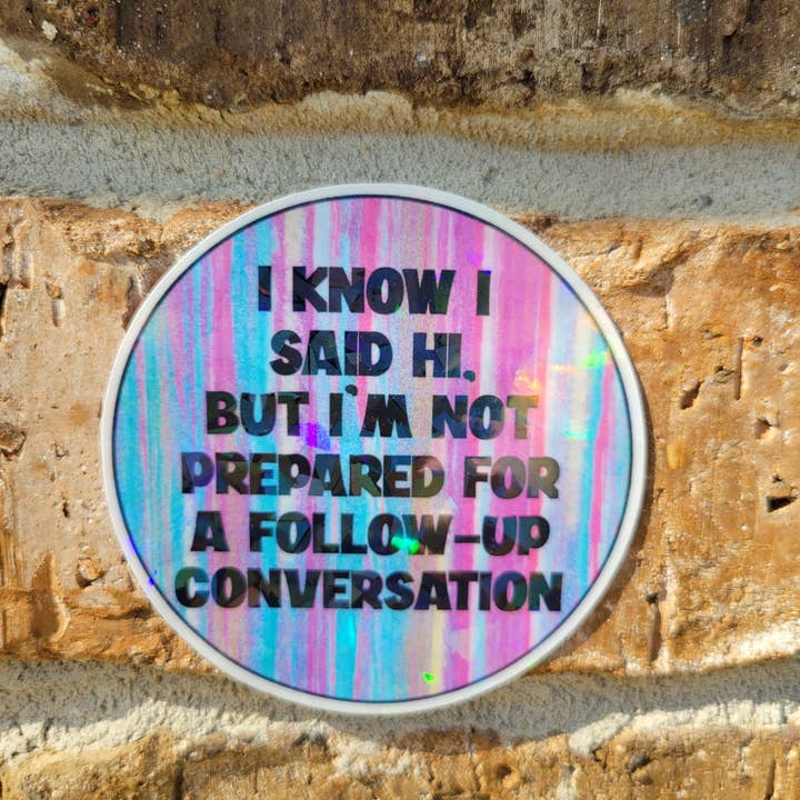 3 inch Water resistant laminated vinyl sticker for wholesale by Kodaandmom