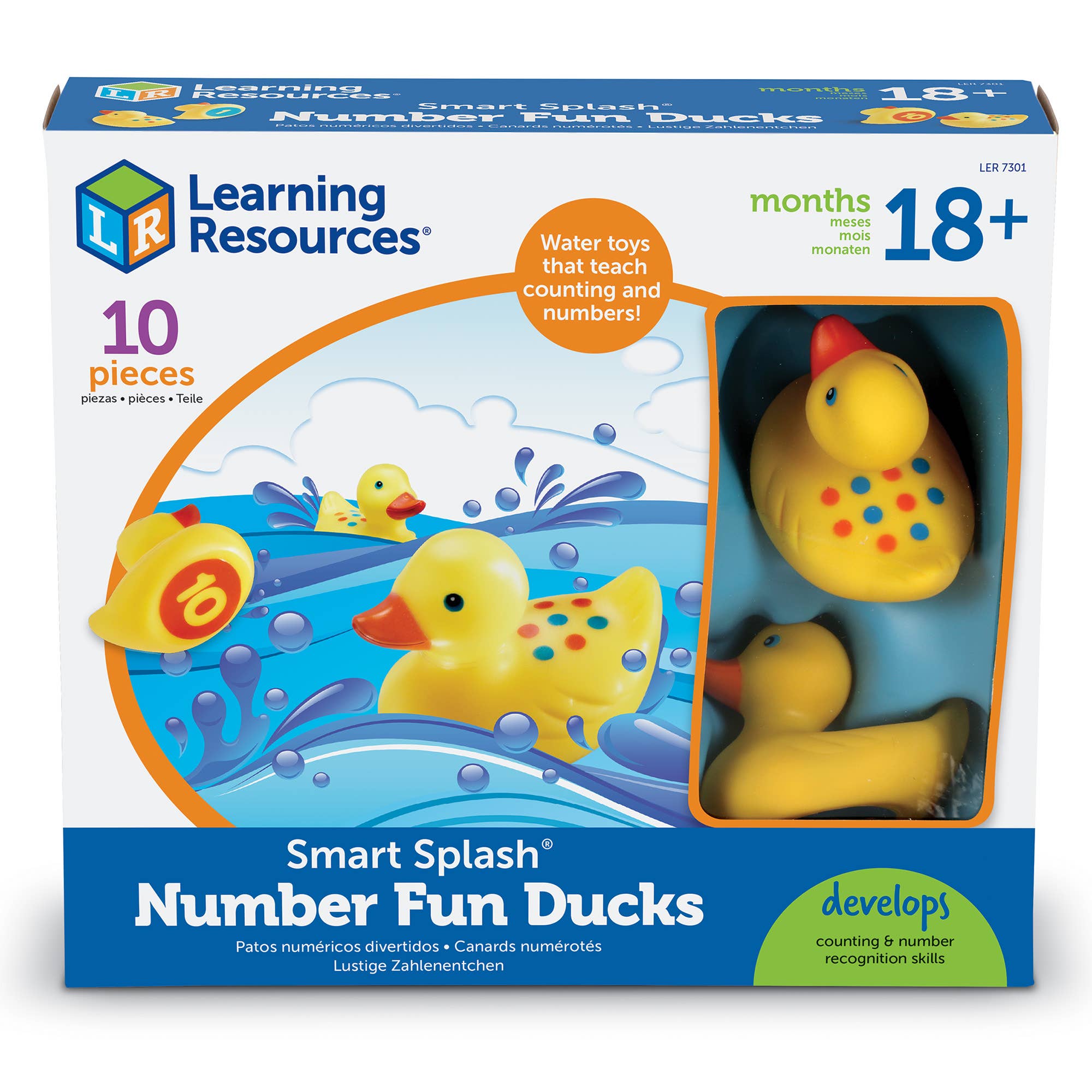 Learning Resources - Vente Lot de jouets – enfant - Canards Smart Splash® Number Fun0