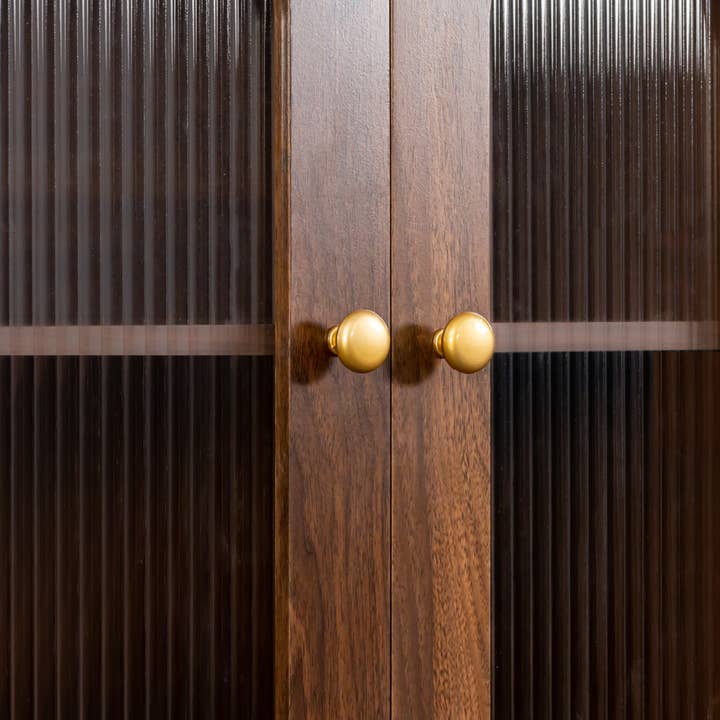 39F Inc. - Wholesale Cabinet - Walnut Fold-Out Convertible Desk – Shelf & Drawer5