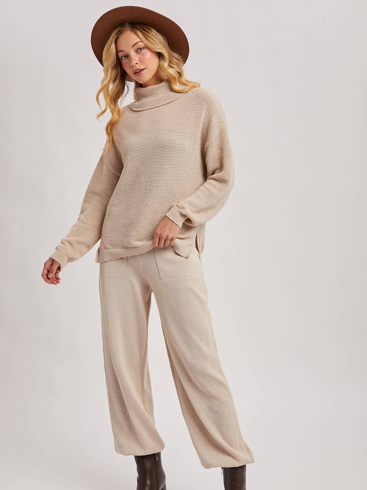 Bluivy - Wholesale Lounge Sweatpants/Joggers - Women's - RELAXED KNIT SWEATER JOGGER WITH POCKETS6