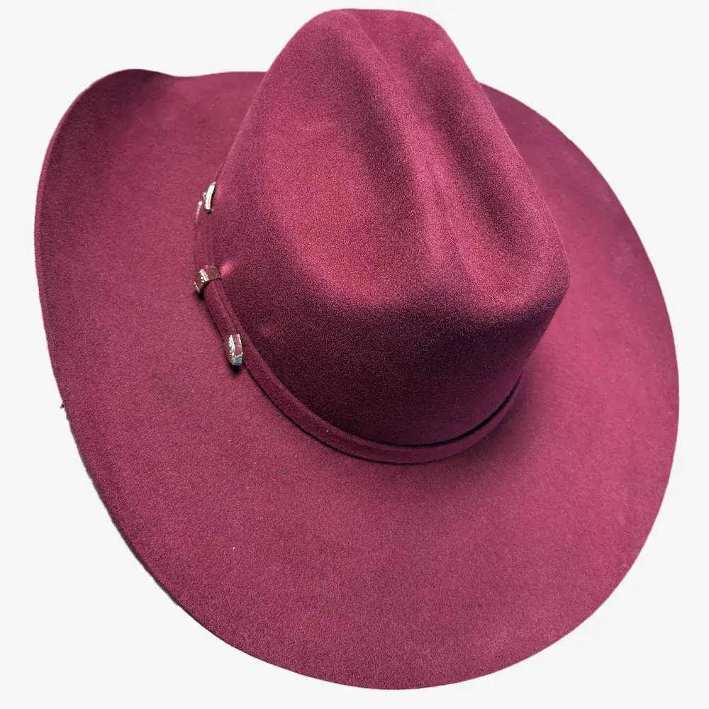 American Hat Makers - Wholesale Cowboyhoed - Uniseks - 100% wollen vilten western cowboyhoed - Style Cattleman65