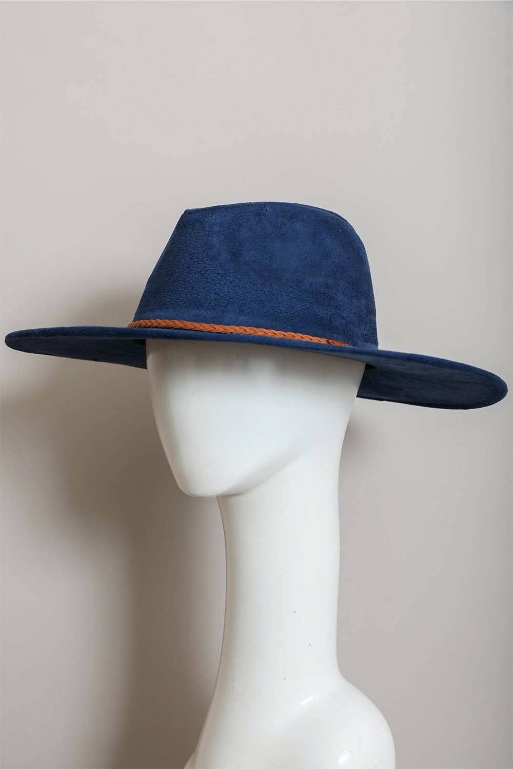 Leto Accessories - Vendita all'ingrosso Fedora - Donna - Cappello bolero intrecciato a tesa larga3