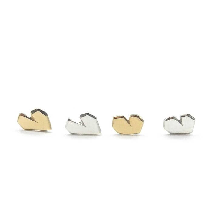 Heart Studs for wholesale by Jewelry by Kat Dei